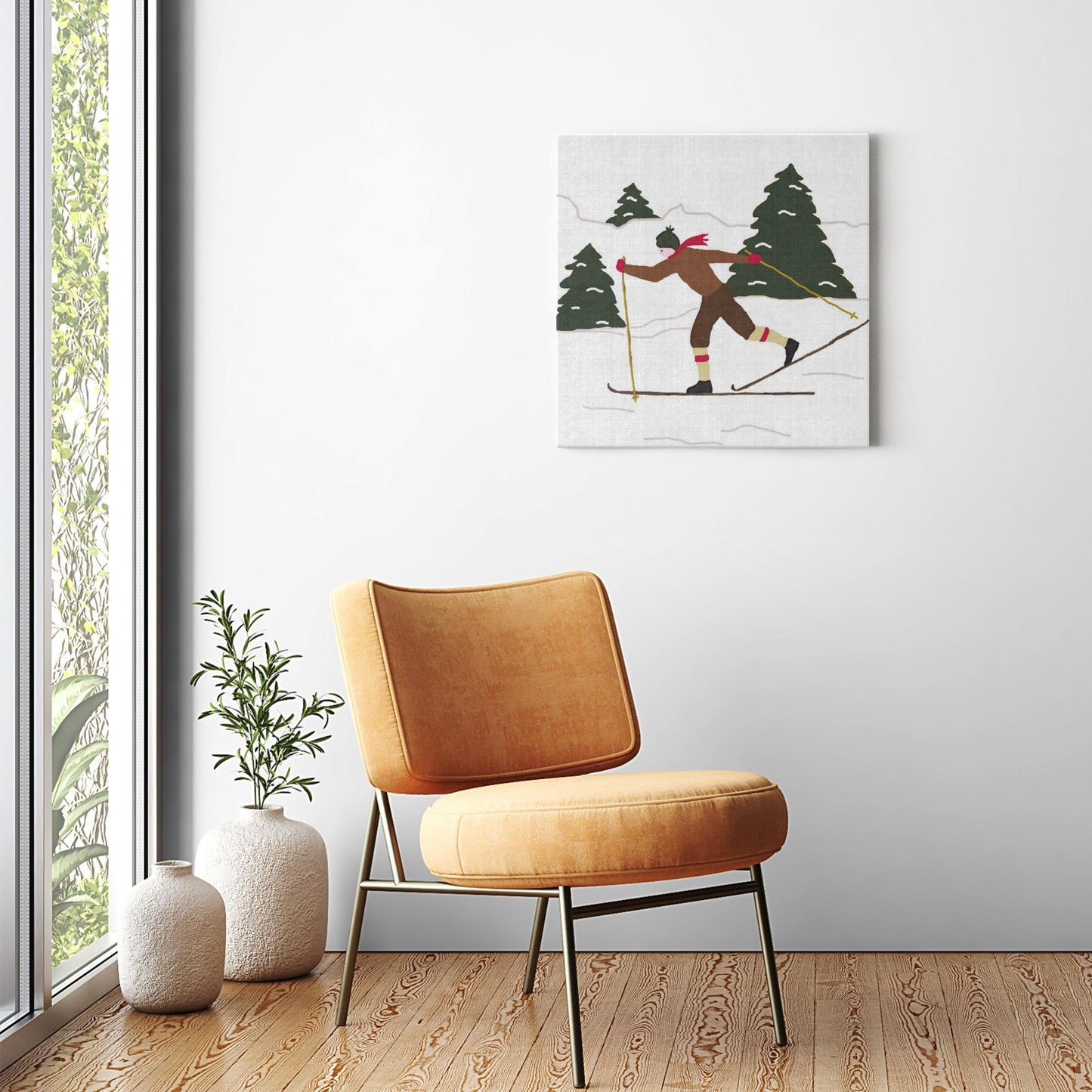 Cross-country Skier Wall Art