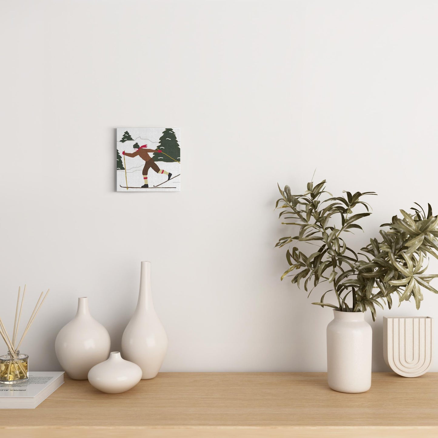 Cross-country Skier Wall Art