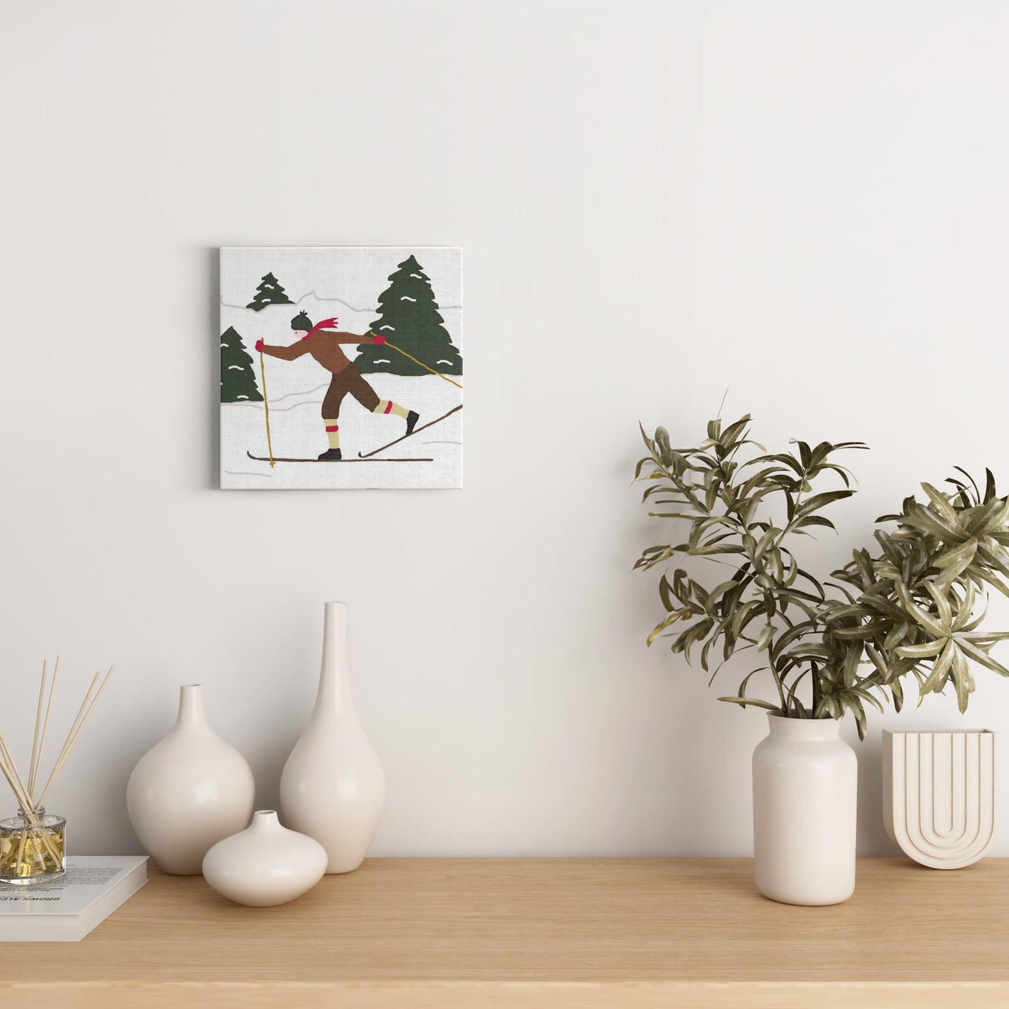 Cross-country Skier Wall Art