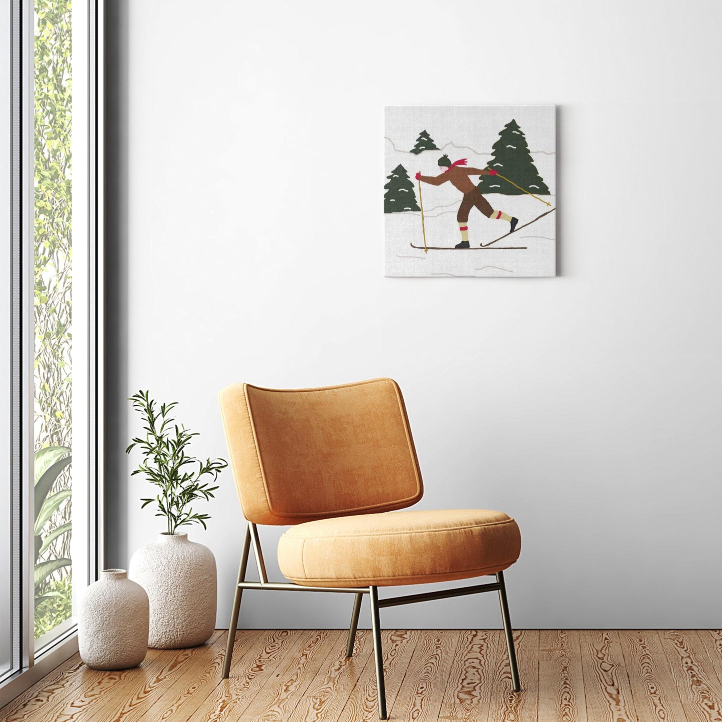 Cross-country Skier Wall Art
