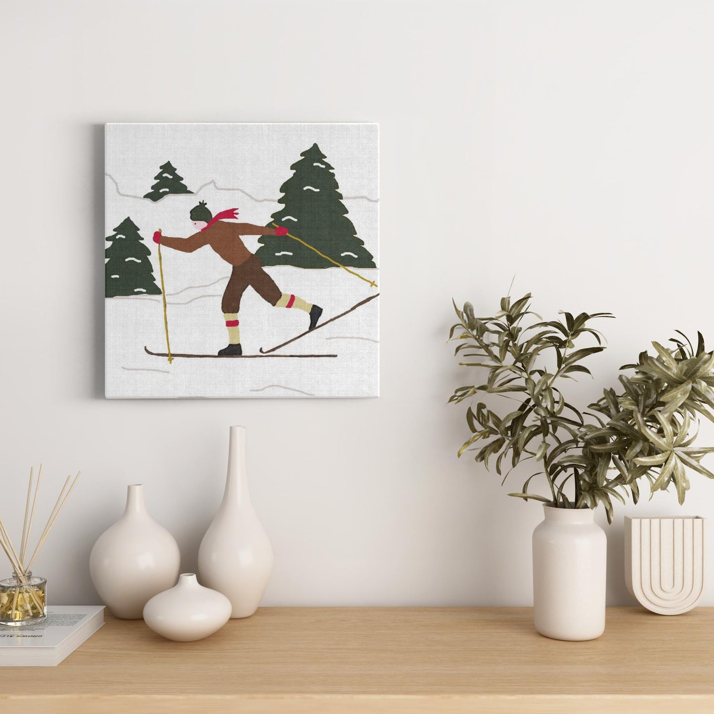 Cross-country Skier Wall Art