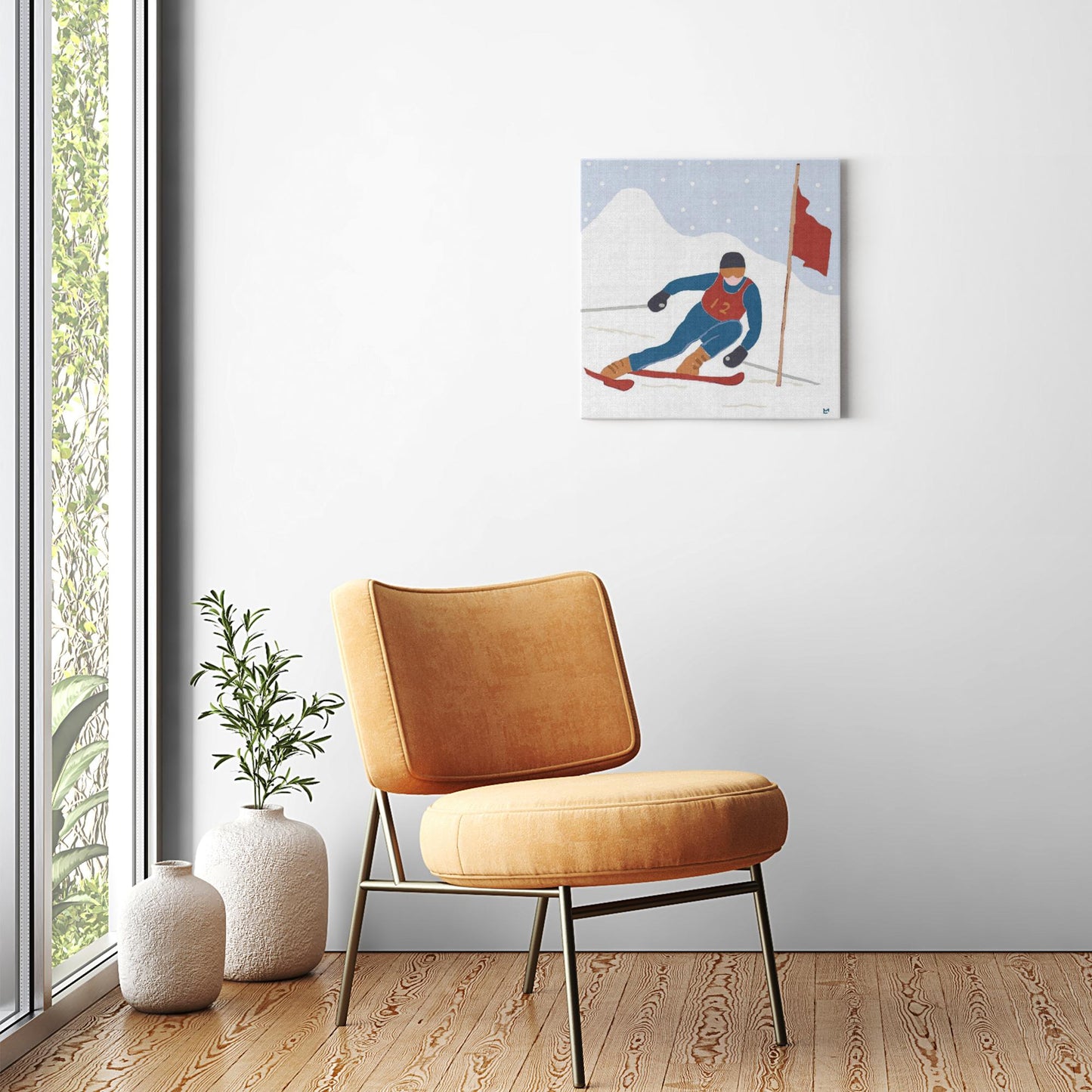 Ski Racer Wall Art